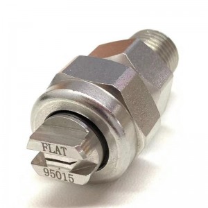 TP Unijet Spray Съвети, TPU, плосък вентилатор Jet от неръждаема стомана TPU Head Nozzle, метално чиставане на дюза