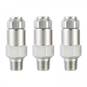 Хидравлично атомизиране на от неръждаема стомана Влажността на дюзата Въздух Атмотезиране Фина мъгла Спрей Нузинг Водна атомизиране на спрея накрайник